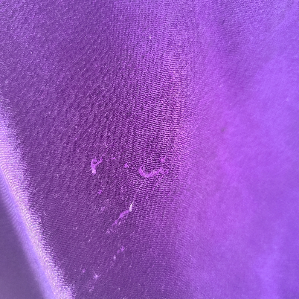 Elegant Purple Lace Trim Nightgown With Coverup - Picture 3 of 7